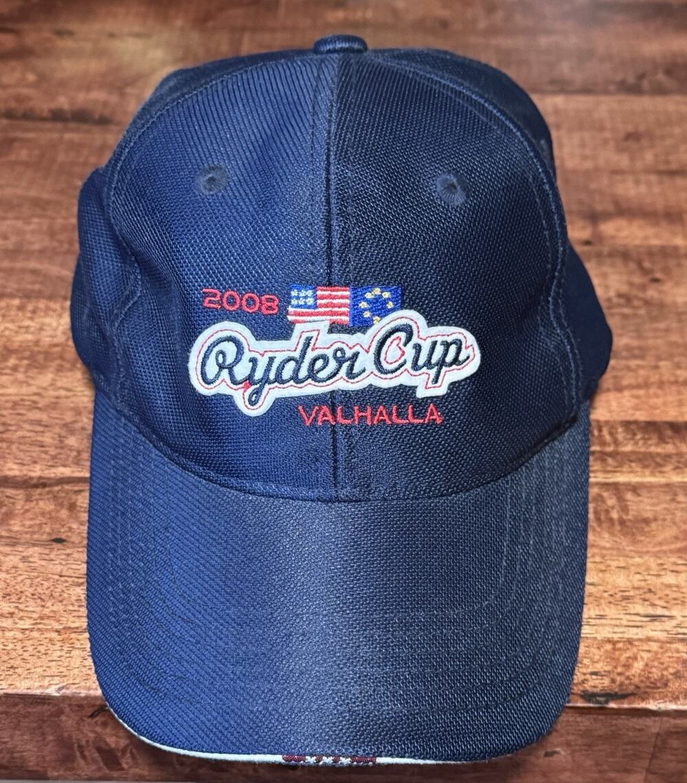 2008 Ryder Cup PGA Tour Valhalla OSFA Adjustable Hat/Cap Gently Used
